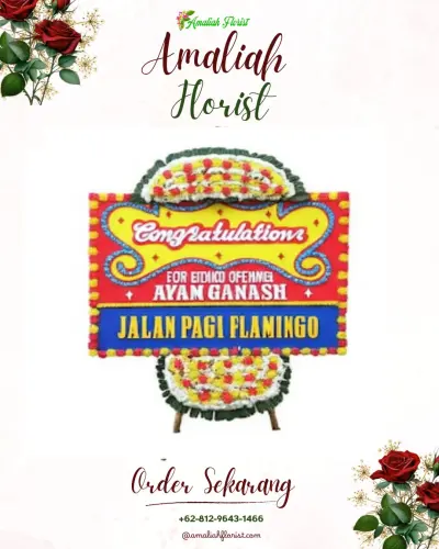 Bunga Papan Congratulation di Tegalwulung